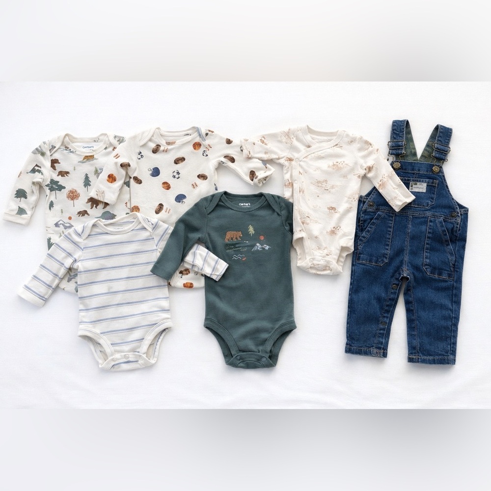 6 Months - 6 Piece Baby Clothing Bundle 🍂